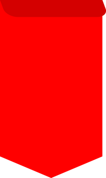 Red icon label ribbon tag png