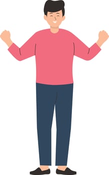 People with Smile Expression. World Smile Day. vector