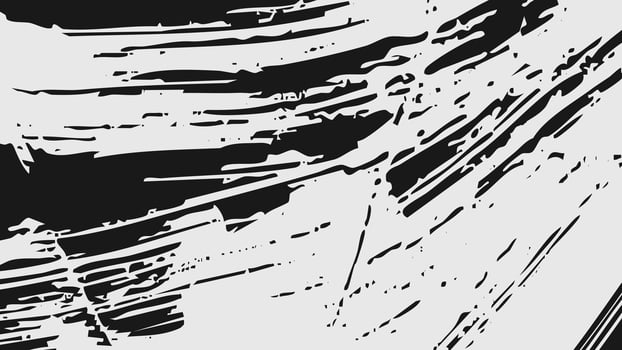 Splash Black and White Brush Grunge Texture Abstract Background vector