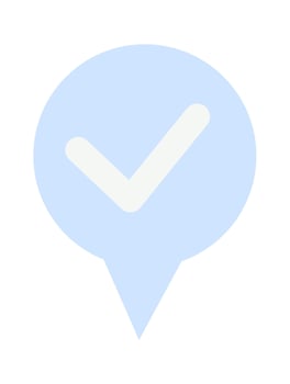 Communication cloud flat icon Checking Online message vector