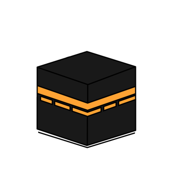kaaba holy place in mecca, islamic icon, islamic design, islamic design png