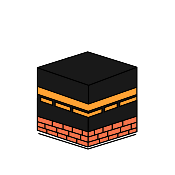 kaaba mecca islamic icon, kaaba holy place, islamic design, islamic design, png