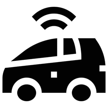Connected Car Illustration vector