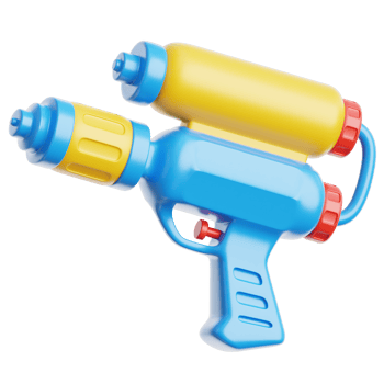 Water Gun 3d Illustration png