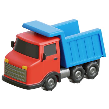 Truck Toys 3d Illustration png