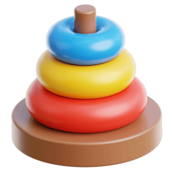 Stacking Ring 3d Illustration png