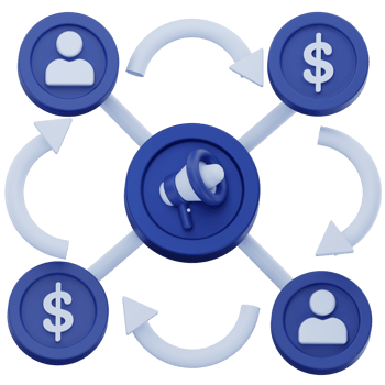 3D Affiliate Marketing Cycle Icon png