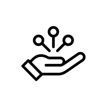 Hand holding three magnifying glasses symbolizing research and analysis vector