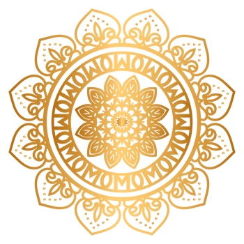 Elengant Gold Mandala Pattern art png