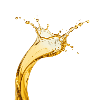 Golden liquid eruption isolated on transparency showcases fluid dynamics and motion artistry png