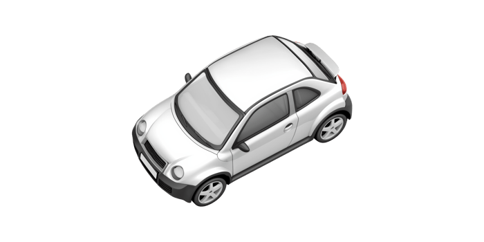 Compact Car Illustration. Automotive Design And Transportation Concept Isolated On Transparent Background png