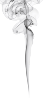 Ethereal plumes of rising smoke dance in a graceful display against an empty void png