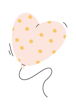 Balloon with design Party decor vector