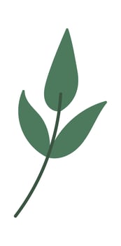 Brunch with leaves vector