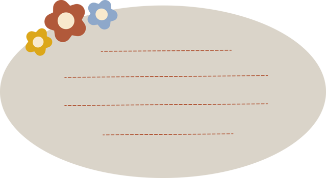 Oval Beige Paper Note png