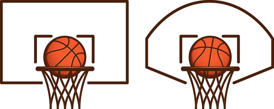 Basketball Scoring Modern Design vector