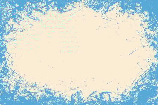 Weathered blue rough overlay texture with scratch lines. Grunge texture for poster, cover, website, backgrounds vector