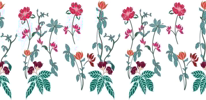 A seamless traditional Indian motif - perfect for background or wallpaper vector