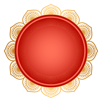 Luxury Golden Circle Frame With Vintage Mandala Gold Circular Pattern Clipart art png