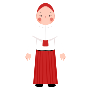 illustration of cute school children png