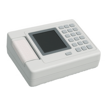 Modern electrocardiograph medical device for heart health monitoring and diagnostics png