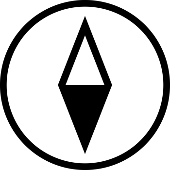 Black compass sign icon png