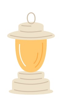 Flat Ancient lantern vector