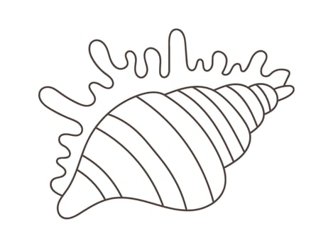 Seashell Clam Icon vector