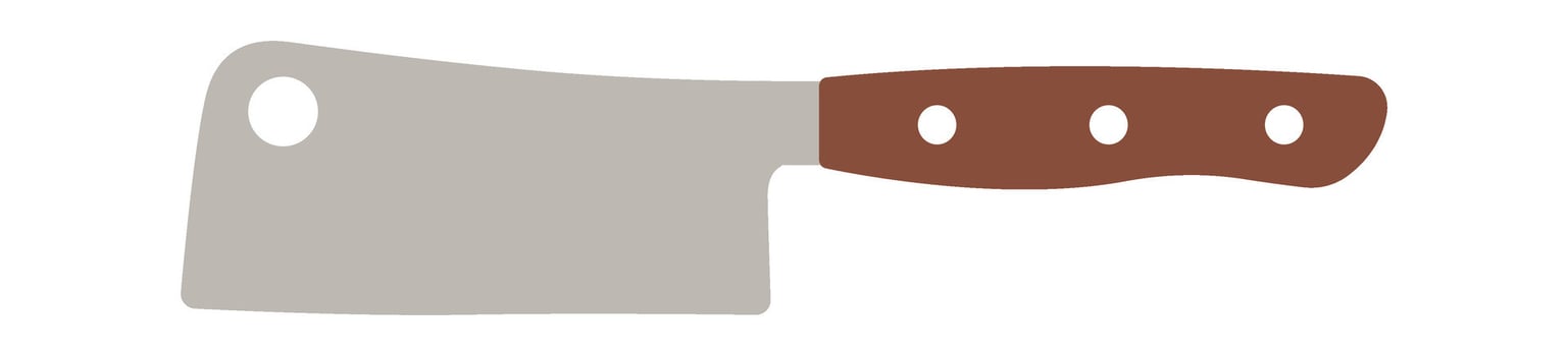 Steel Kitchen Knife vector