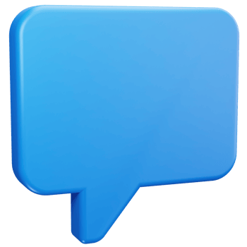 3D Icon Chat Speech Bubble Message png