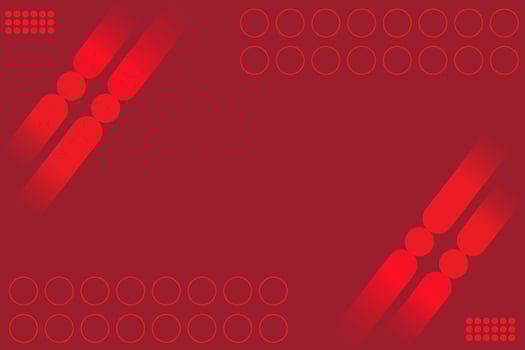 Red Abstract Geometric Background with Gradient Shapes and Circles vector