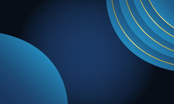 Elegant Blue and Gold Abstract Background Design vector