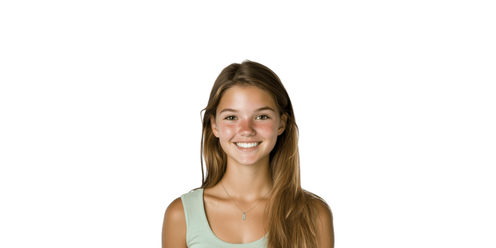 Smiling Young Woman In Casual Attire. Portrait Of Happiness And Confidence Isolated On Transparent Background png