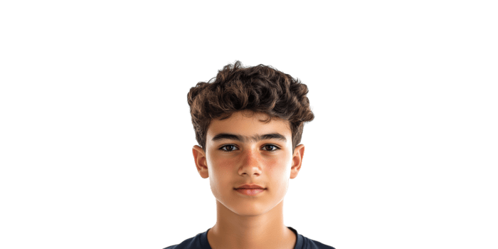 Young Male Portrait. Youthful Expression And Natural Appearance Isolated On Transparent Background png