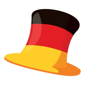 German top hat celebrating national pride and identity vector
