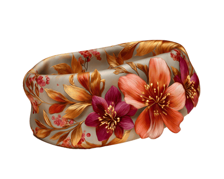 Floral Arrangement Bowl with Elegant Red and Orange Flowers png