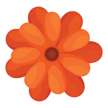 Vibrant orange calendula flower blooming beautifully, nature's colorful blossom vector