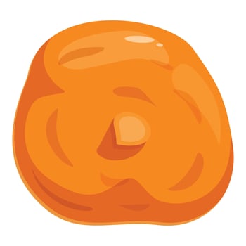 Delicious dried persimmon showing its nutritional value and sweet flavor vector
