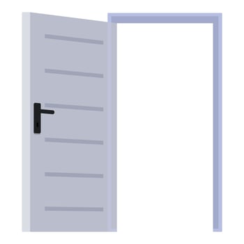 Open door inviting to new opportunities and success vector