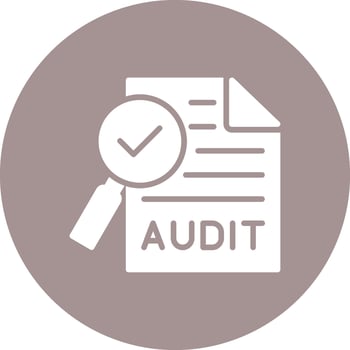 Audit Minimal Graphic Visual vector