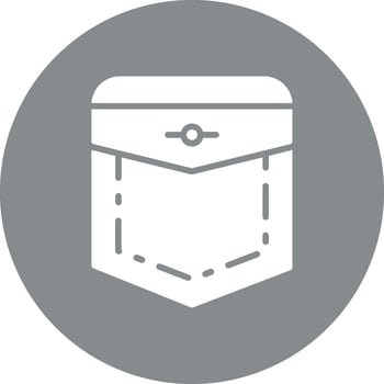 Pocket Iconic Line Form vector