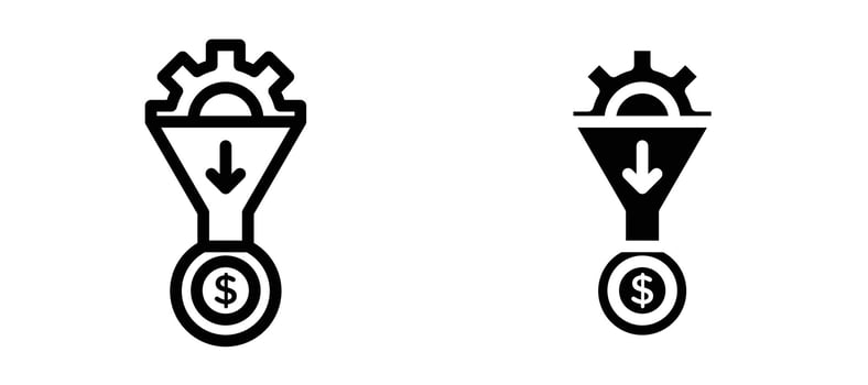 Lead generation icon collection vector