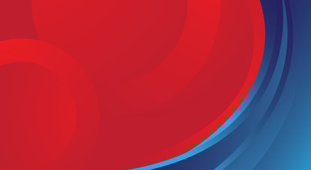 Red background with modern dark blue gradient curves vector
