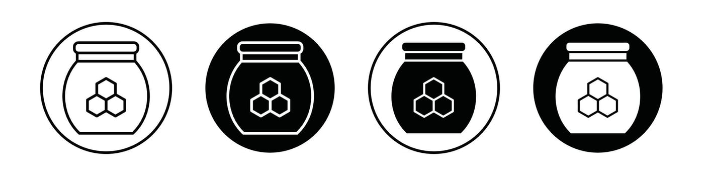 Honey pot icon designs for ui vector