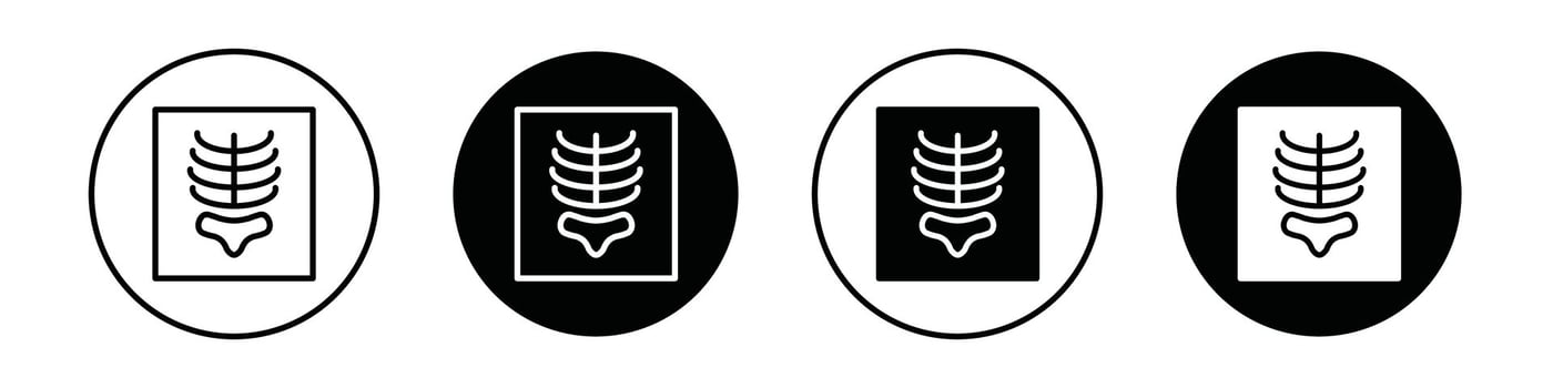 X ray icon designs for ui vector