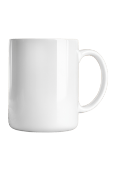 Mockup of a white mug on boho styled background for creative display png