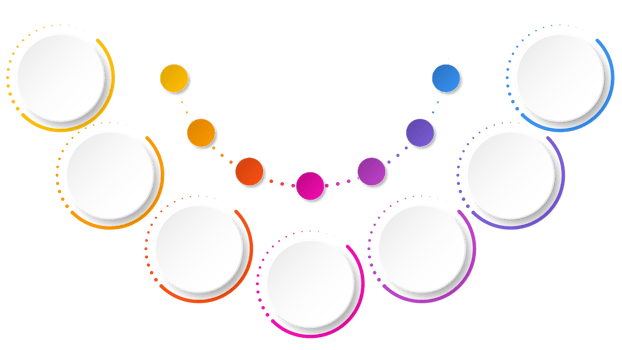 Basic infographic design 7 options or steps. business concept. png