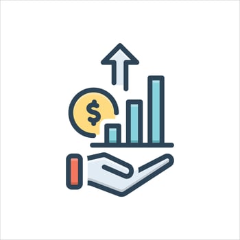 Color icon interest vector