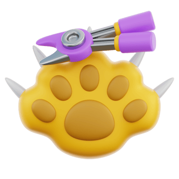 Trimming 3D Illustration png