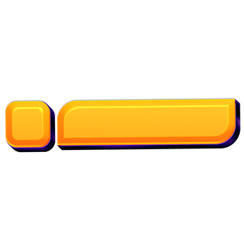 Yellow Bold lower third text box template for live streaming and online broadcasts png